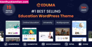 Theme Eduma - Education WordPress Theme được thiết kế đặc biệt dưới dạng trang WordPress cho Trường học / Đại học hoặc cho Trang web Giáo dục Khóa học / Học tập / Đào tạo, Education WP là một giải pháp tối ưu hóa để tiết kiệm thời gian. Với chương trình giảng dạy Kéo và Thả, các khóa học không thể dễ dàng và đơn giản hơn để xây dựng, đồng thời chủ đề cũng được phát triển cao như một giải pháp Tối ưu hóa Công cụ Tìm kiếm (SEO) hoàn hảo.